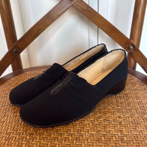 Taryn Rose slip on wedge flats cap toe size 37.5 - Picture 12 of 13